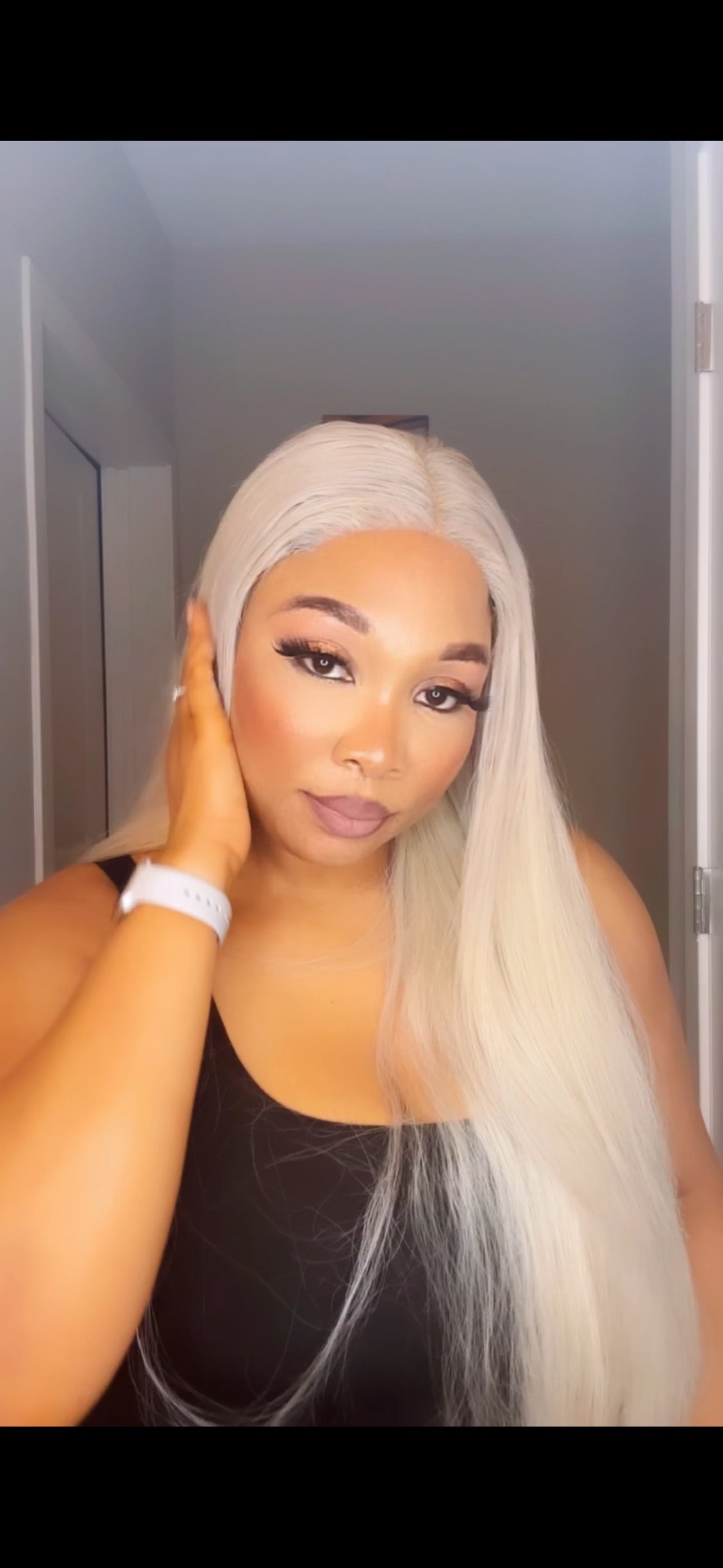 Glueless 613 5x5 closure lace blonde double drawn wig