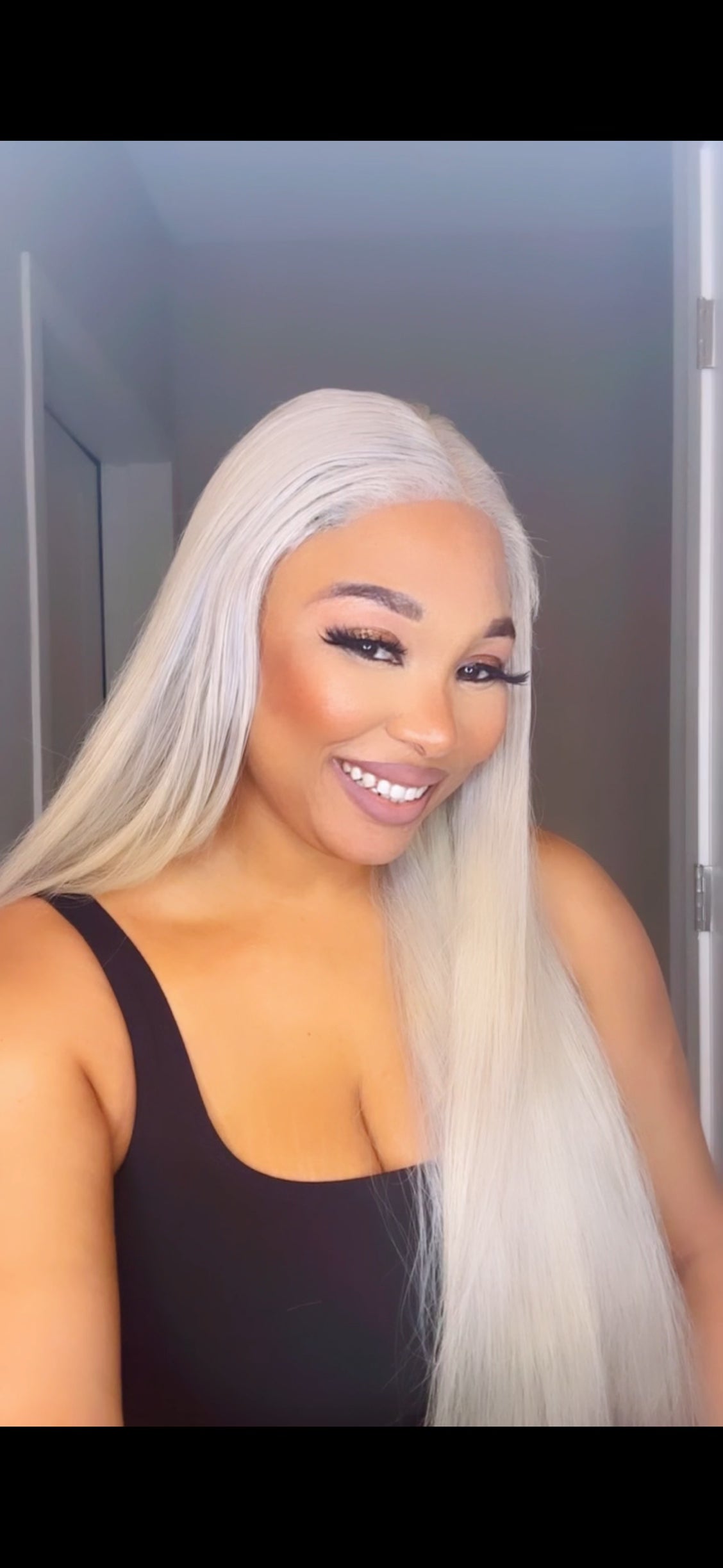 Glueless 613 5x5 closure lace blonde double drawn wig